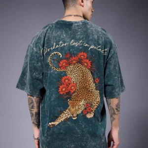 PREDATOR Men Retro Wash Oversized T-Shirt